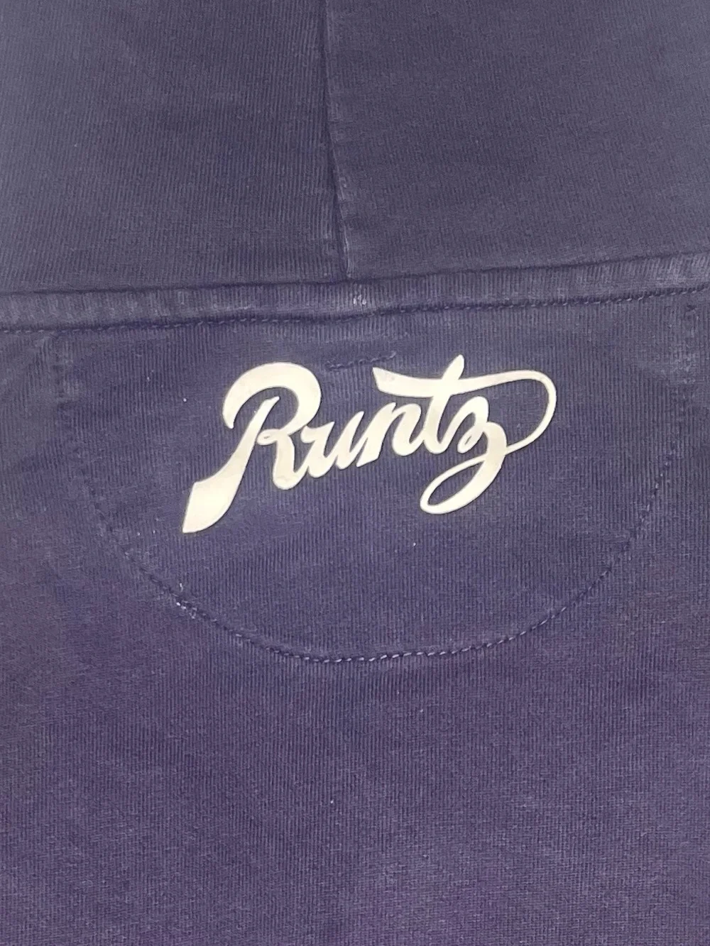 Black Zip-Up Hoodie Runty Men’s Sweatshirt